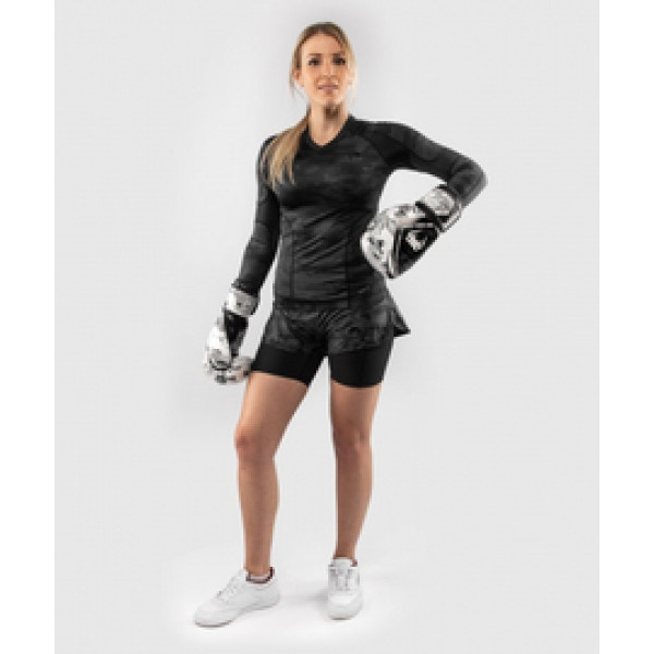 Компрессионные шорты Venum Defender Hybrid Compression Shorts Black Black