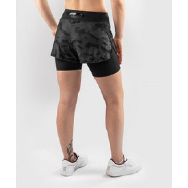 Компрессионные шорты Venum Defender Hybrid Compression Shorts Black Black