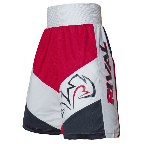 Шорты для бокса Rival Training Shorts Red Black White