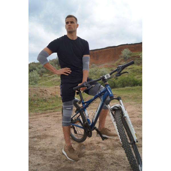 Наколінники Power System PS-6002 Knee Support Grey (пара) M