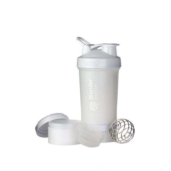 Шейкер спортивний BlenderBottle ProStak 22oz/650ml з 2-ма контейнерами White (Original)