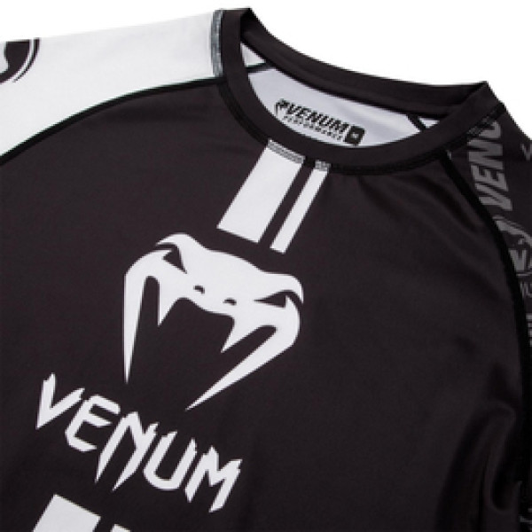 Рашгард Venum Logos Short Sleeves Rashguards Black