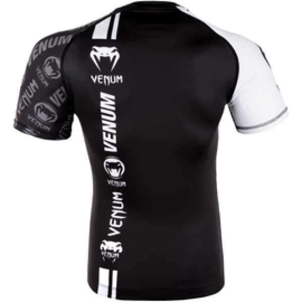 Рашгард Venum Logos Short Sleeves Rashguards Black