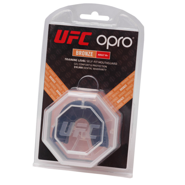 Капа боксерська OPRO Bronze UFC Hologram Black (art.002258001)