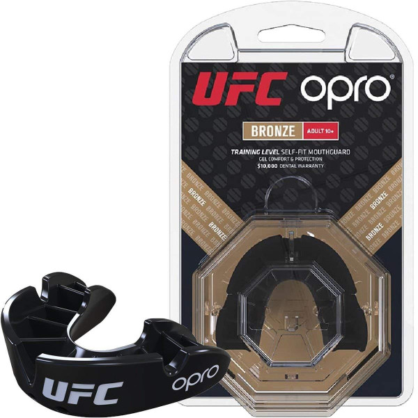 Капа боксерська OPRO Bronze UFC Hologram Black (art.002258001)