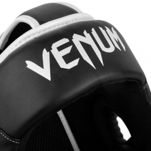 Шлем Venum Elite Headgear Black White