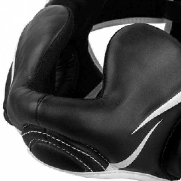 Шлем Venum Elite Headgear Black White