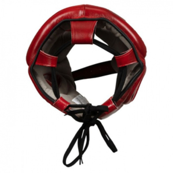 Шлем Title Blood Red Leather Sparring Headgear