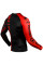 Рашгард Venum Logos Rashguard Long Sleeves Black Red