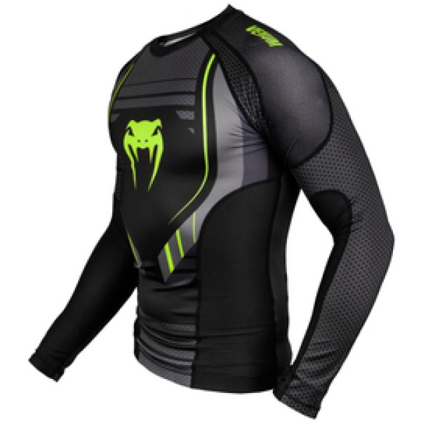 Рашгард Venum Technical 2.0 Rashguards Long Black Yellow
