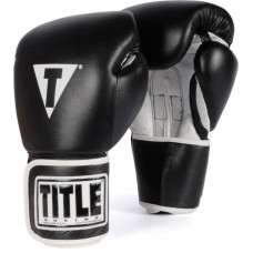 Боксерские перчатки Title Boxing Pro Style Leather Training Gloves Black