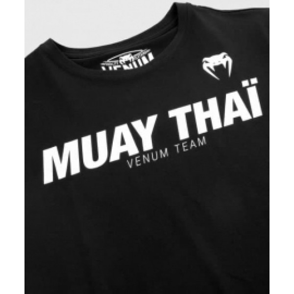 Футболка Venum Muay Thai VT T-Shirt Black White