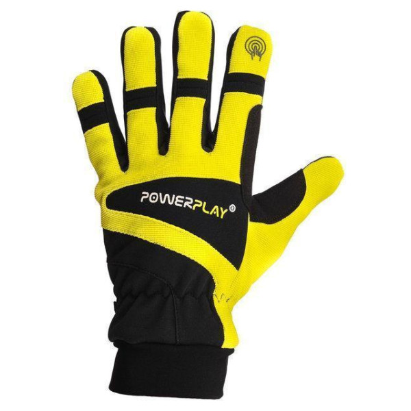 Рукавиці лижні PowerPlay 6906 Жовті XL (Універсальні зимові). Дефект