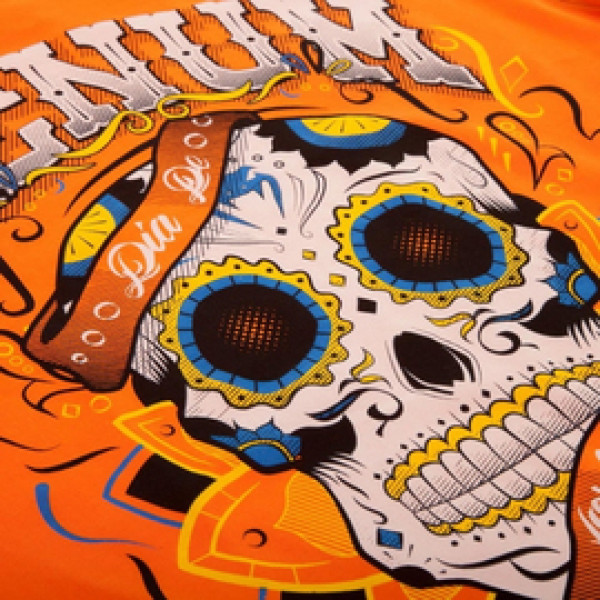 Футболка Venum Santa Muerte 2.0 T-shirt Orange