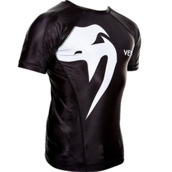Рашгард Venum Giant с коротким рукавом - Black