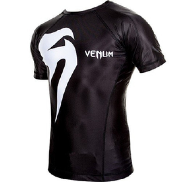 Рашгард Venum Giant с коротким рукавом - Black