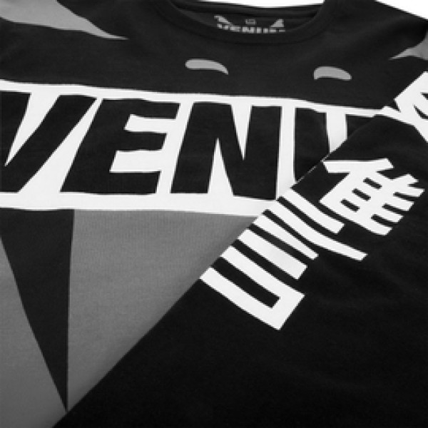 Лонгслив Venum Revenge T-Shirt Grey Black