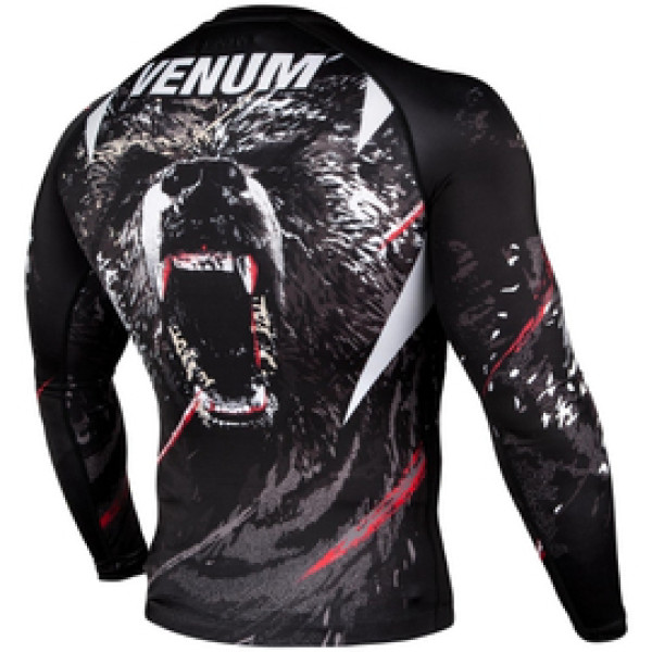 Рашгард Venum Grizzli Rashguard Long Sleeves Black