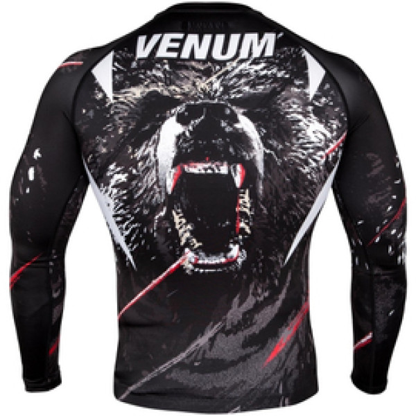 Рашгард Venum Grizzli Rashguard Long Sleeves Black