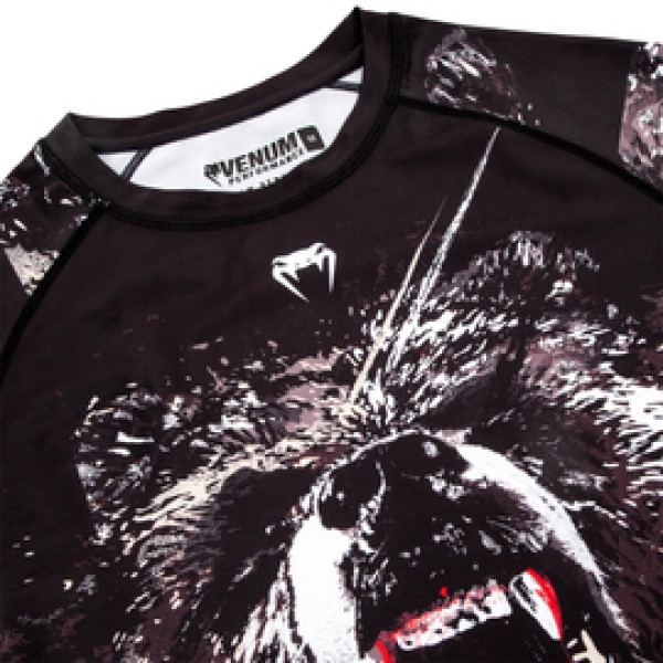Рашгард Venum Grizzli Rashguard Long Sleeves Black