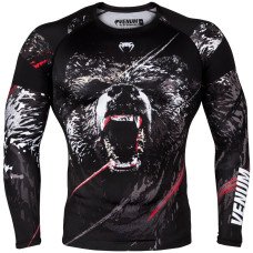 Рашгард Venum Grizzli Rashguard Long Sleeves Black