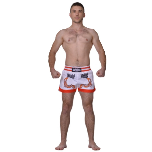Шорты Berserk-sport  Muay Thai Fighter white