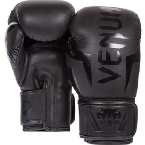 Боксерские перчатки Venum Elite Boxing Gloves Matte Black