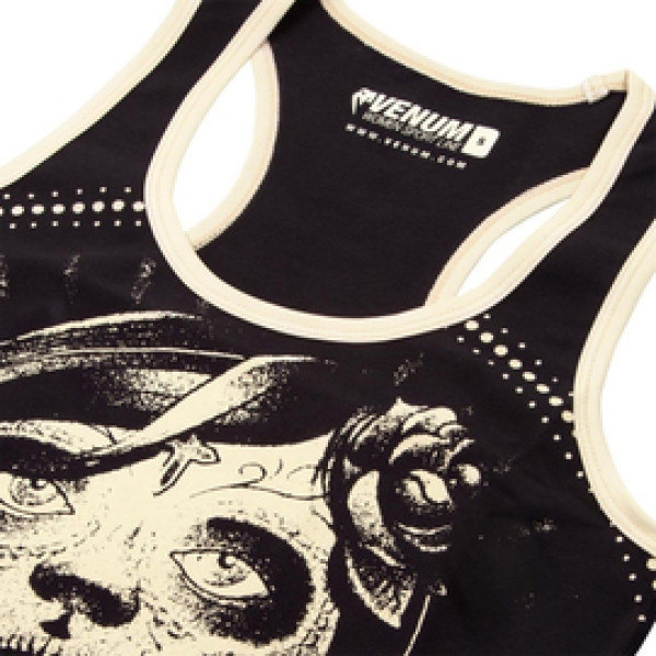 Женская майка Venum Santa Muerte Tank Top Black