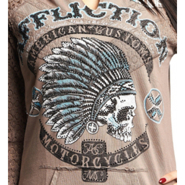 Женская толстовка Affliction AC Arrow Pullover Hood