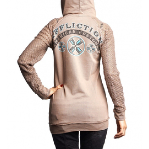 Женская толстовка Affliction AC Arrow Pullover Hood