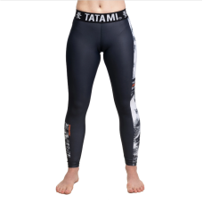 Женские компрессионные штаны Tatami Ladies Tropic Black Grappling Spats