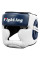 Боксерский шлем Fighting Force Full Training Headgear White Blue
