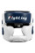 Боксерский шлем Fighting Force Full Training Headgear White Blue