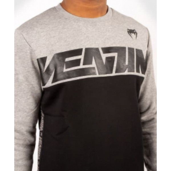Лонгслив Venum Connect Black Dark Heather Grey