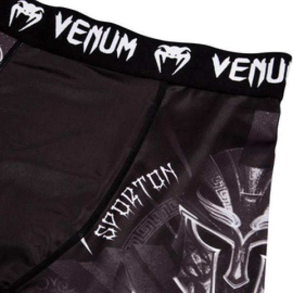 Компрессионные шорты Venum Gladiator 3.0 Vale Tudo Shorts Black White