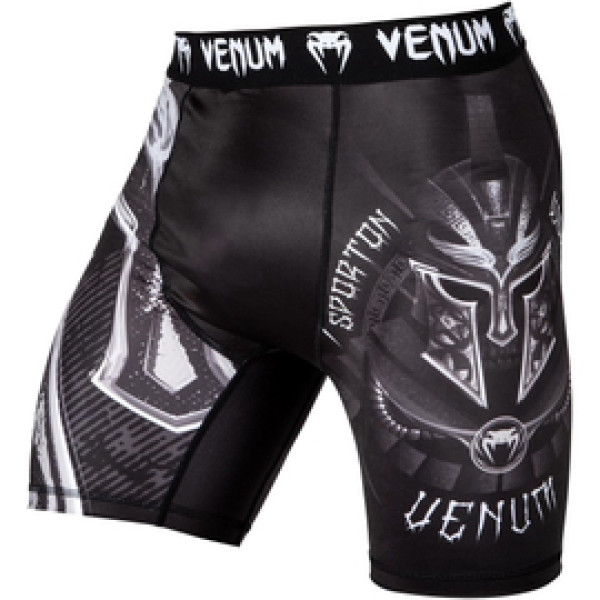 Компрессионные шорты Venum Gladiator 3.0 Vale Tudo Shorts Black White