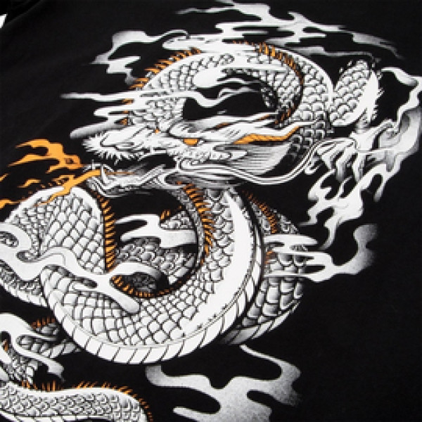 Футболка Venum Dragons Flight T-shirt Black White