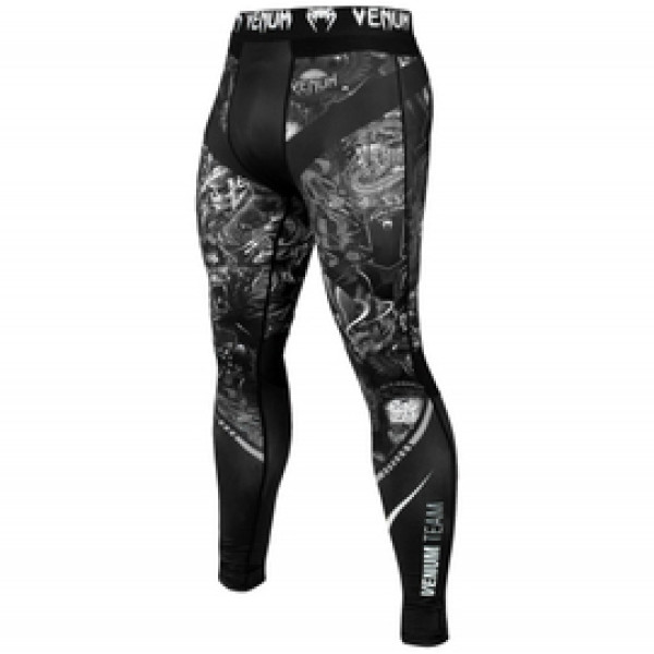 Компрессионные штаны Venum Art Spats Black White