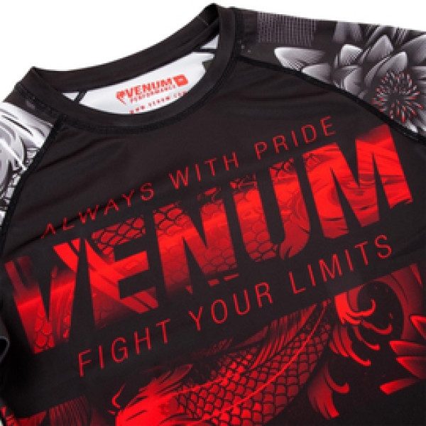 Рашгард Venum Koi 2.0 Rashguards Long Black White