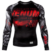Рашгард Venum Koi 2.0 Rashguards Long Black White