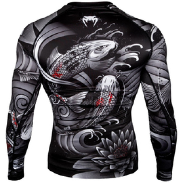 Рашгард Venum Koi 2.0 Rashguards Long Black White