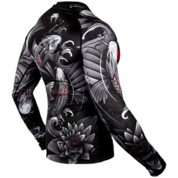 Рашгард Venum Koi 2.0 Rashguards Long Black White