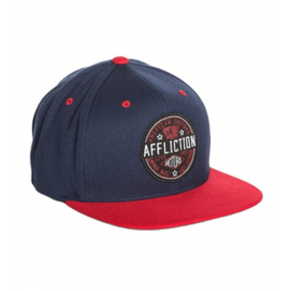 Бейсболка Affliction Garage Built Hat Navy