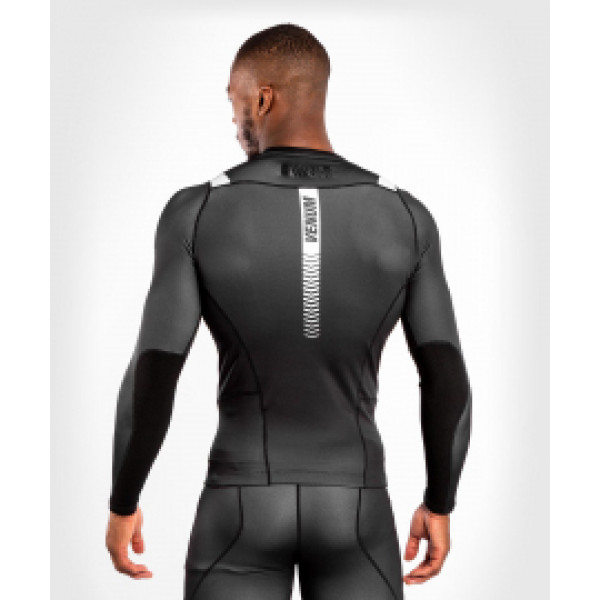 Рашгард Venum Nogi 3.0 Long Sleeves Rashguard Black White