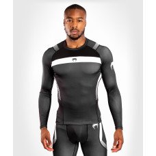 Рашгард Venum Nogi 3.0 Long Sleeves Rashguard Black White