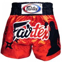 Шорты для тайского бокса Fairtex Limited Collection Shorts The Assassin Red