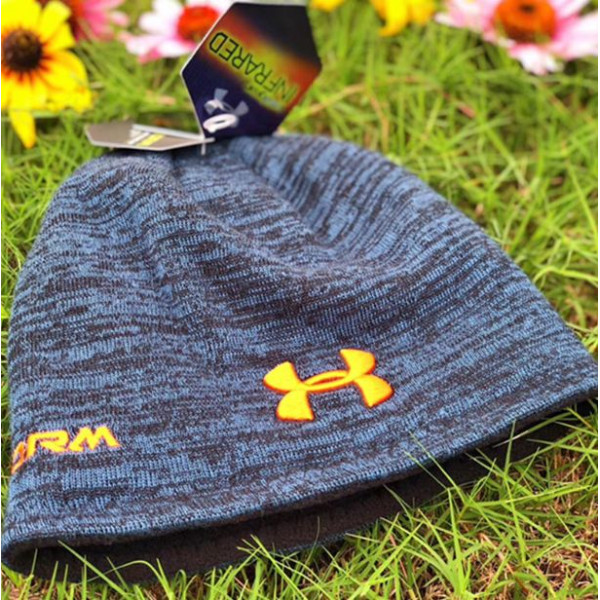 Шапка Under Armour двусторонняя Blue Melange