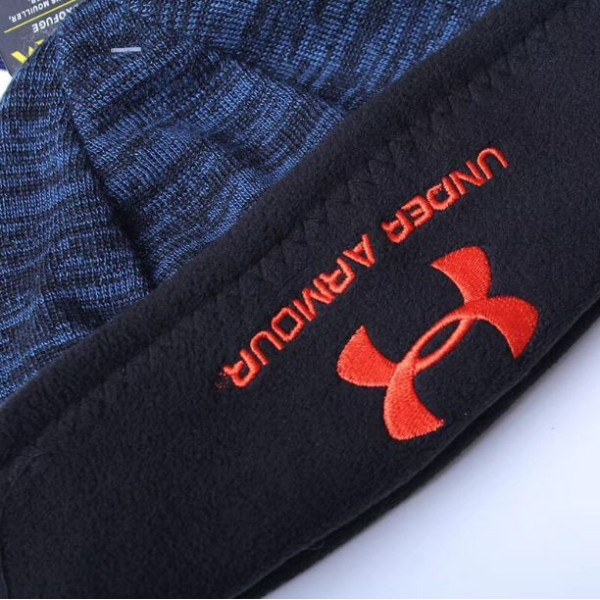 Шапка Under Armour двусторонняя Blue Melange