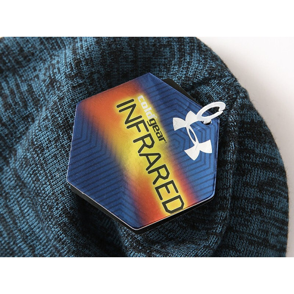 Шапка Under Armour двусторонняя Blue Melange