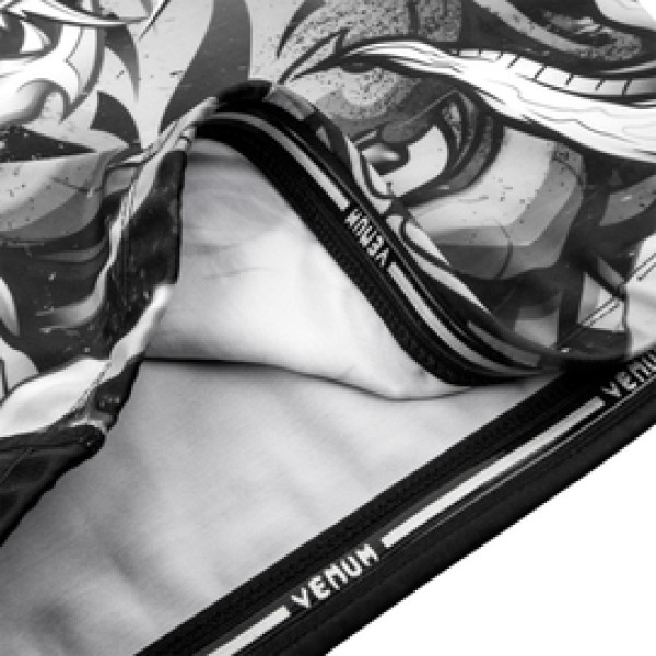 Рашгард Venum Devil Rashguard Long Sleeves White Black